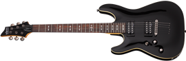 Schecter DIAMOND SERIES Omen-6  Gloss Black Left Handed 6-String Electric Guitar  